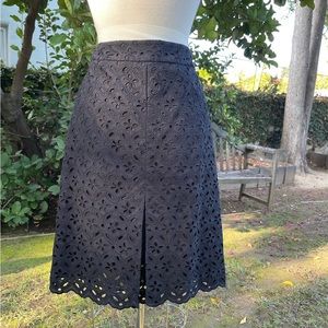 Talbots Eyelet Lace Skirt - size 8P